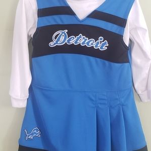 Detroit Lions Cheerleading Outfit